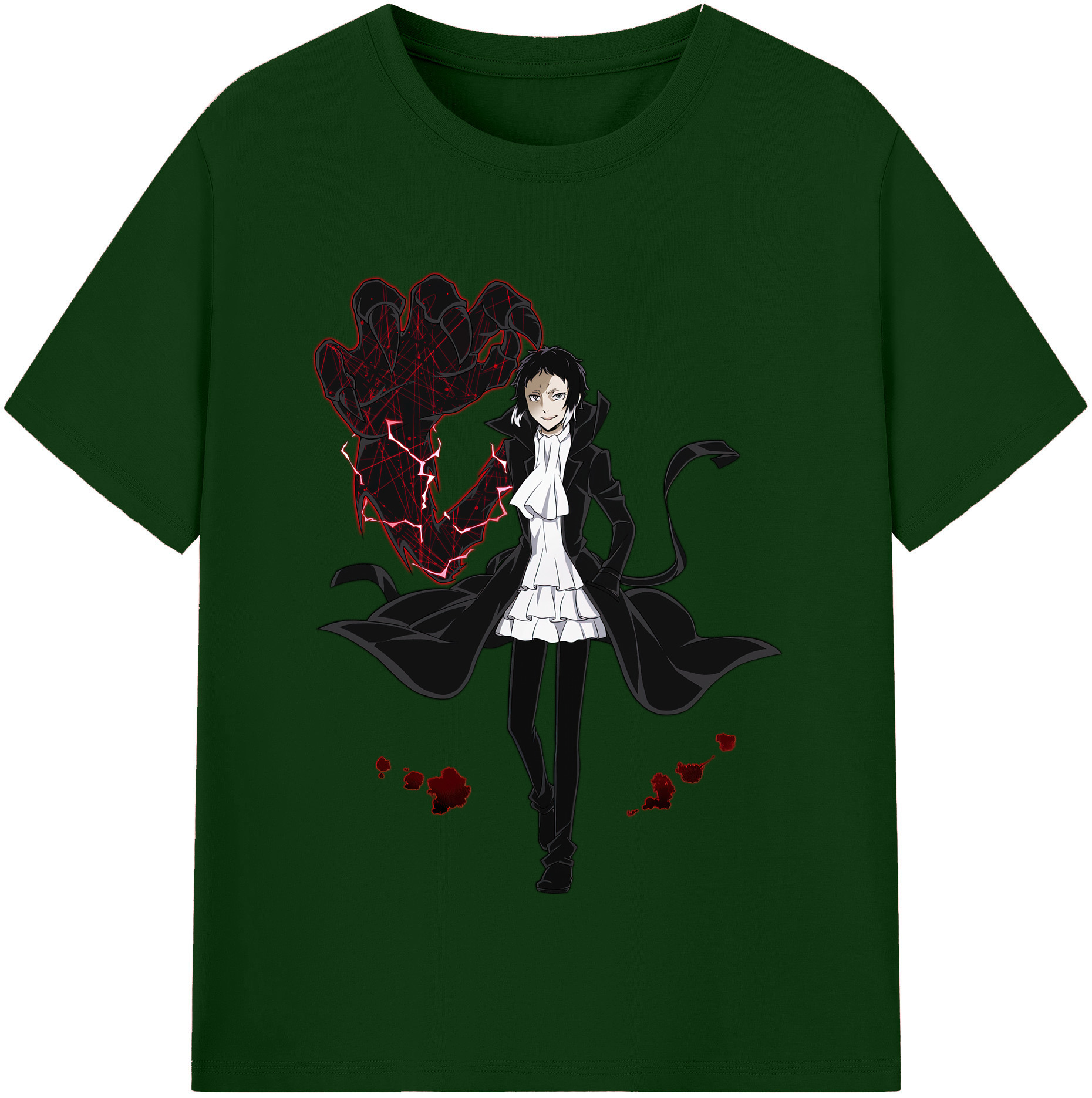（画像用） 文豪ストレイドッグス Bungo Stray Dogs 綿100％半袖Tシャツ（フロントプリント）